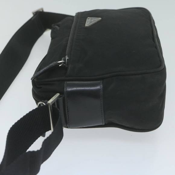 PRADA Shoulder Bag Nylon Black Auth 66085 - Picture 4 of 16